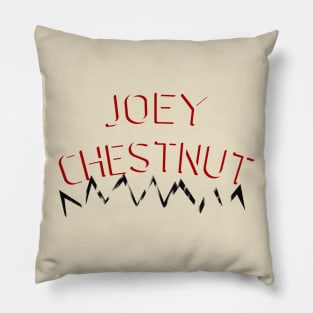 Joey Chestnut Pillow