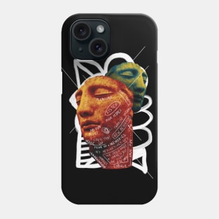 Head up eyes closed style Phone Case