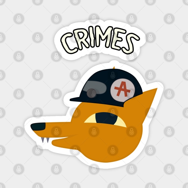 Night in the woods Gregg Crimes Magnet by MigiDesu