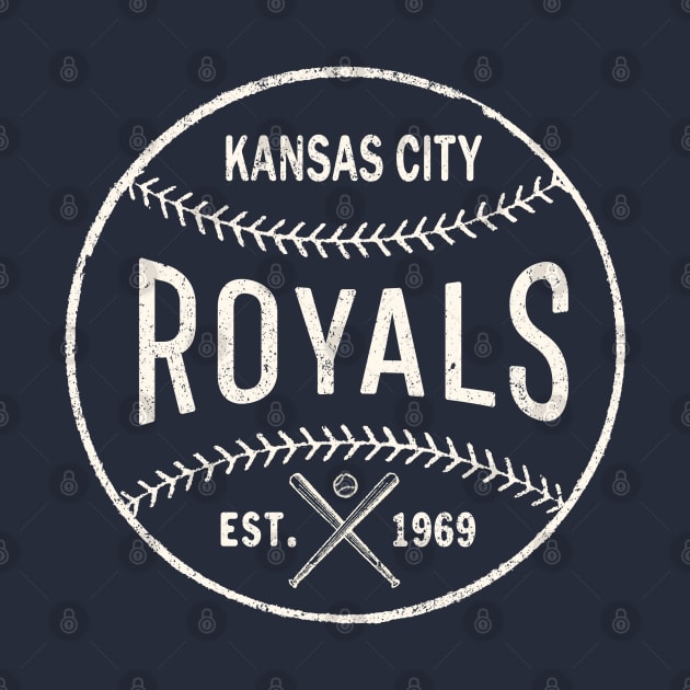 Vintage Kansas City Royals by Buck Tee Originals by Buck Tee