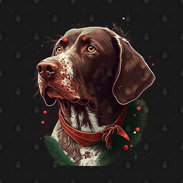 Pointer dog christmas by JayD World