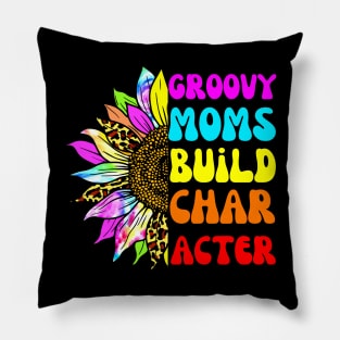 groovy moms build character Pillow