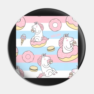 Unicorn Doughnut Dream Pin