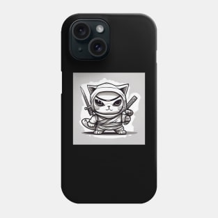 ninja cat Phone Case