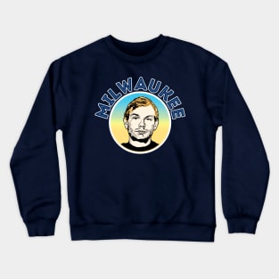 darklordpug Milwaukee Retro Cheerleader Crewneck Sweatshirt