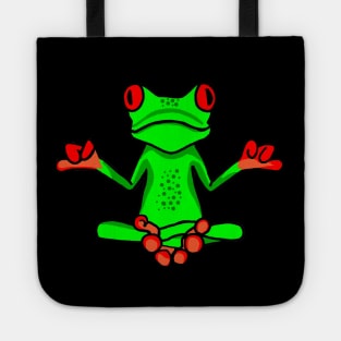 Meditating Tree Frog Tote