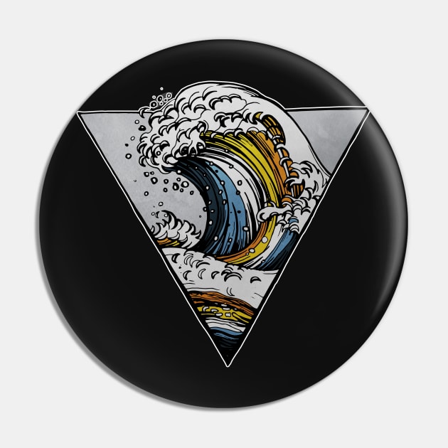 Aroace Ocean Wave Pin by Psitta