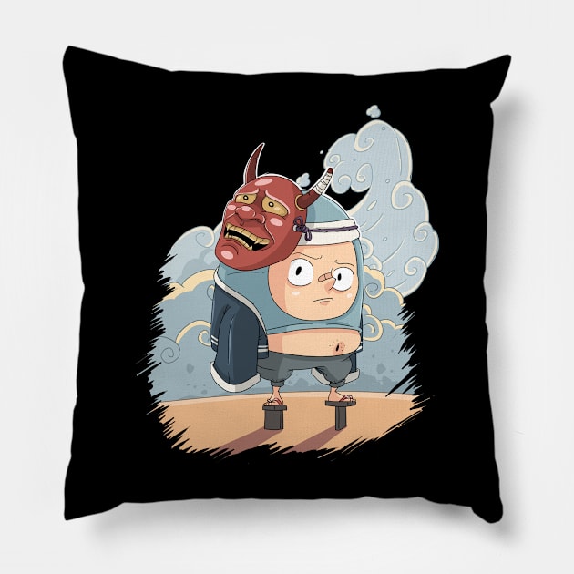 Oni Shaogao Pillow by Shaogao