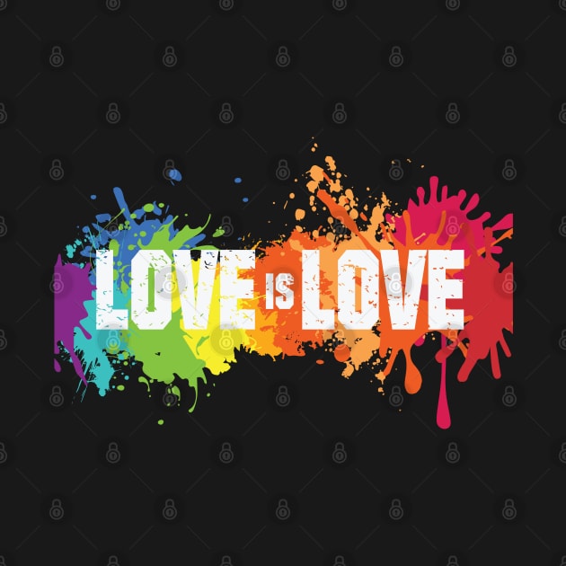 Love is love LGBTQ gay pride by Houseofwinning