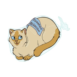 Catloaf: Toasted Brioche (Flame point Siamese) T-Shirt