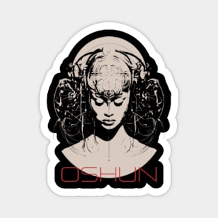 Oshun's Radiance - Digital Illustration of an Iconic Yoruba God Magnet