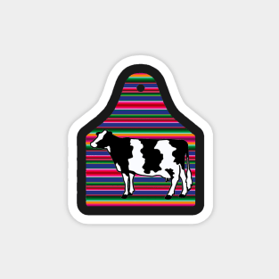 Serape Ear Tag - Holstein - NOT FOR RESALE WITHOUT PERMISSION Magnet