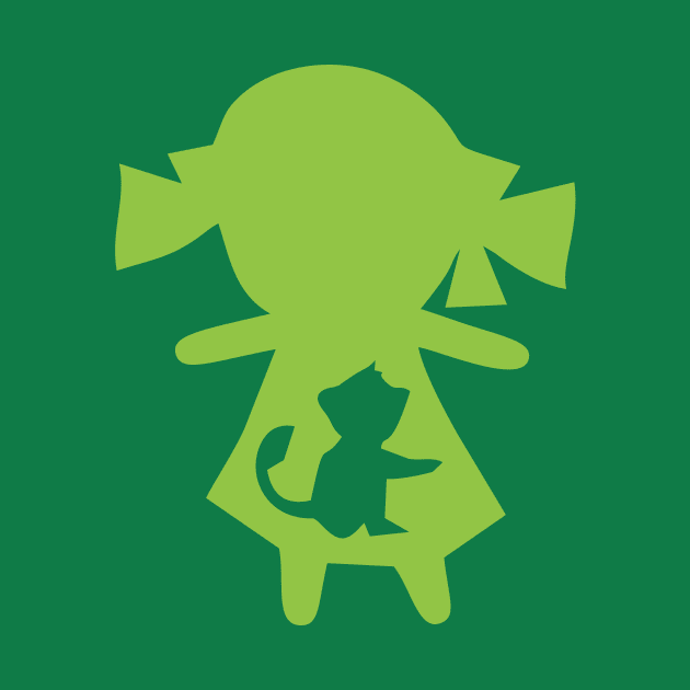 Monkey Girl - Green by jembulbrodot
