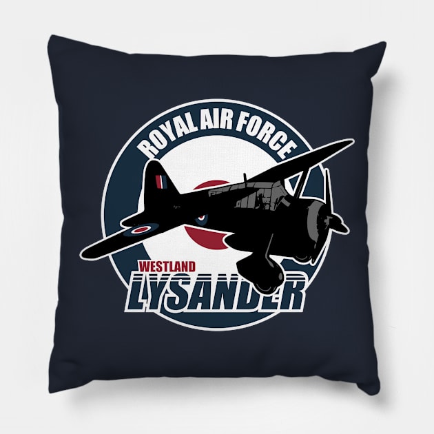 Westland Lysander Pillow by Tailgunnerstudios