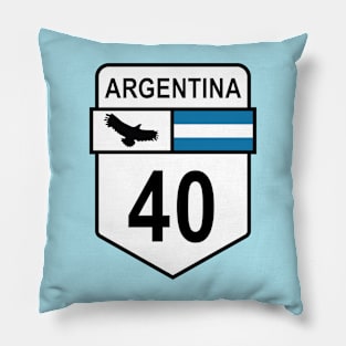 Ruta 40 Argentina Pillow