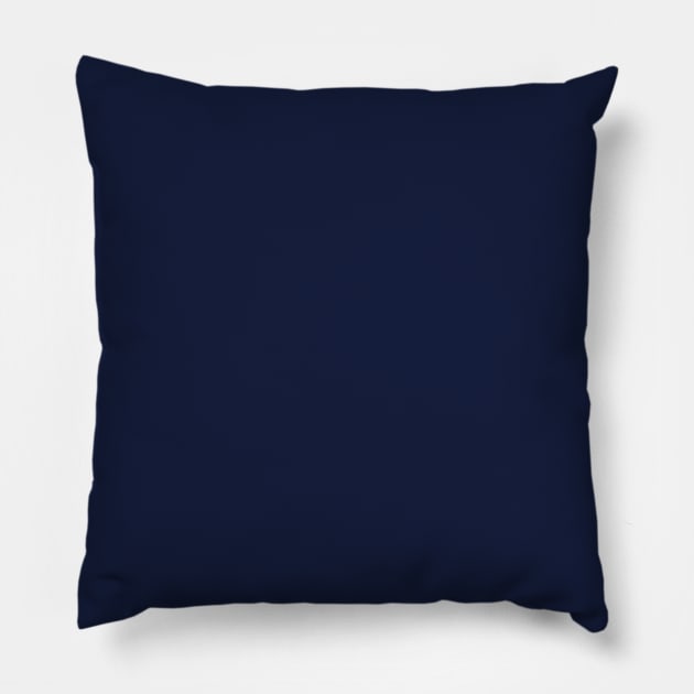 Denim Blue Plain Solid Color Pillow by squeakyricardo