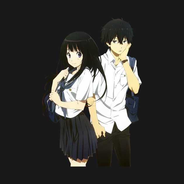 Hyouka Eru Chitanda Houtarou Oreki by RhysDawson