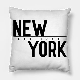 New York Est. 1788 Pillow