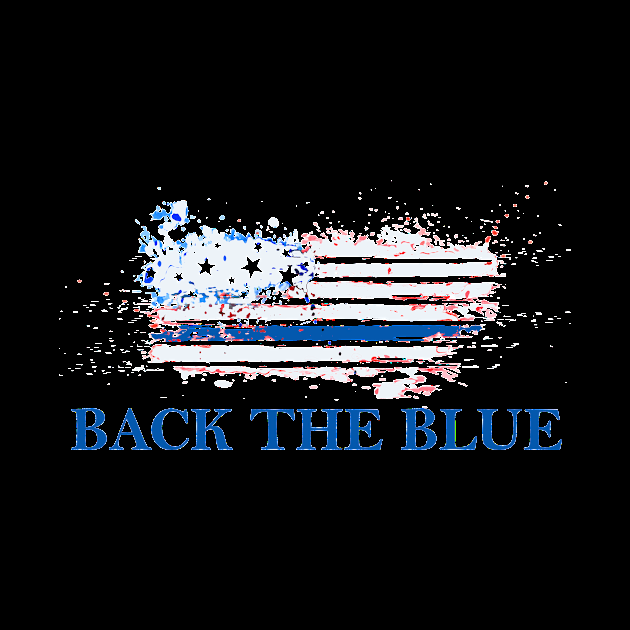 back the blue by againstthelogic