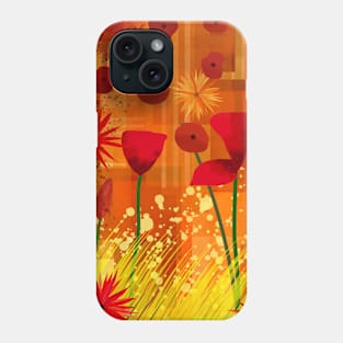 Red Poppies Phone Case