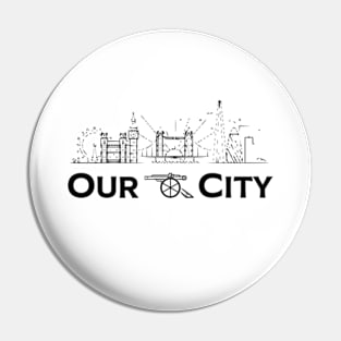 Our City Arsenal Pin