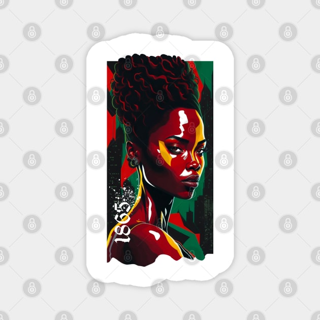 juneteeth - emancipation of enslaved African Americans 1856 06/19/2023 Magnet by design-lab-berlin