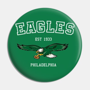 Vintage Eagles Football Pin