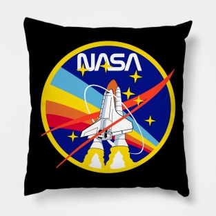 Retro USA Space Agency Pillow