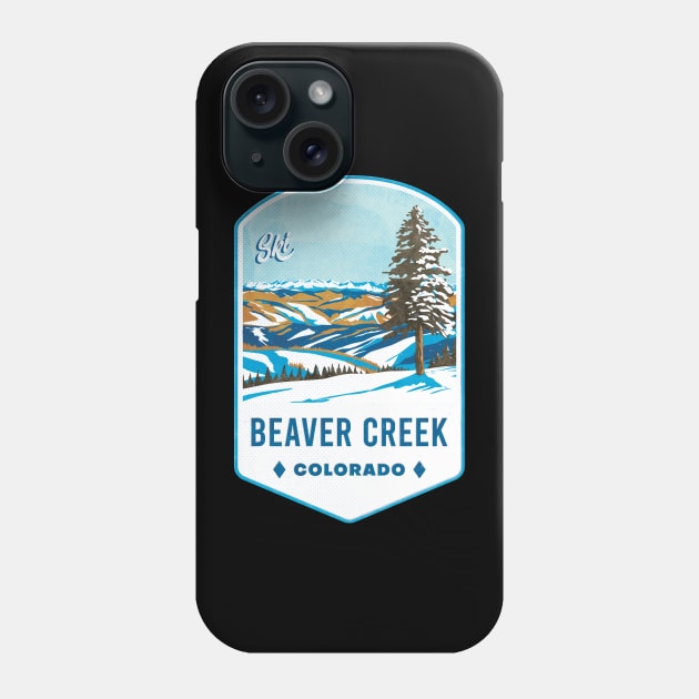 Beaver Creek Colorado Ski Badge Phone Case by JordanHolmes