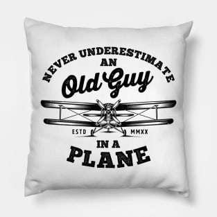 Never Underestimate an Old Guy in a Plane Pillow