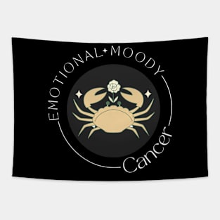 Cancer Zodiac Sign Tapestry