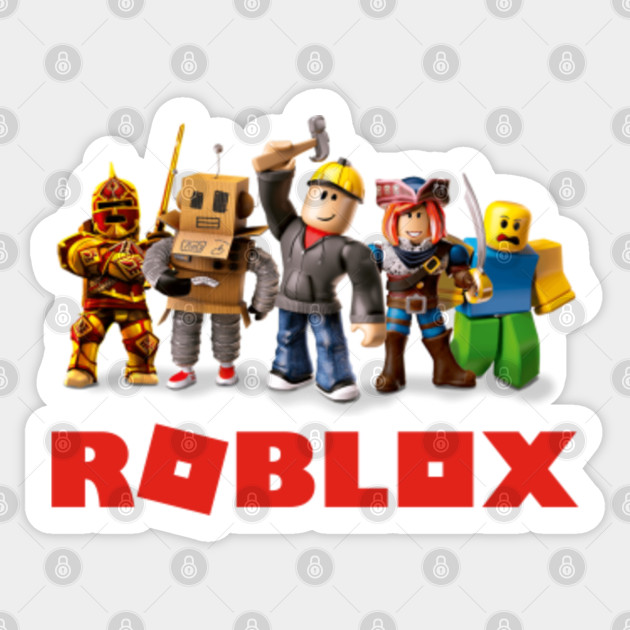 Roblox Team Roblox Sticker Teepublic Uk - funny and the crew playing roblox