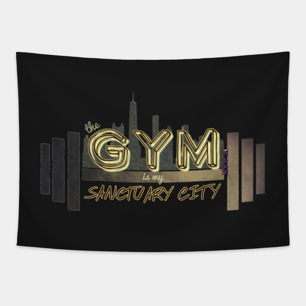 Icbanimation Studios - Gym Sanctuary Tapestry by TheFilAmNerd