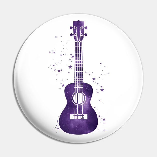 Ukulele Universe Texture Pin by nightsworthy