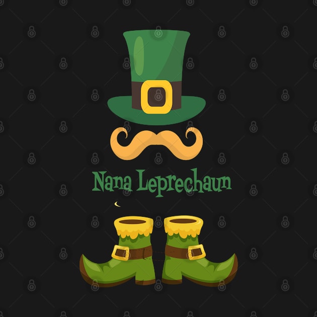 Nana Leprechaun by Vine Time T shirts