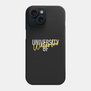 University of Waterloo - Neon Sign Phone Case