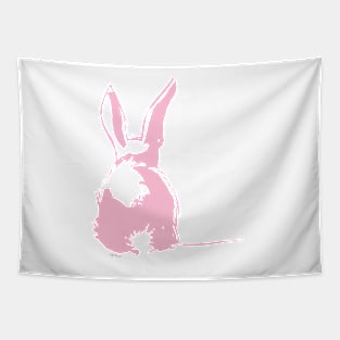 Cute pink bunny Tapestry