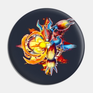 flamedramon fanart Pin