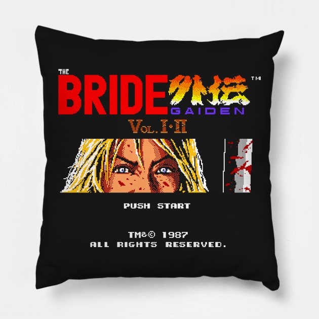 The Bride Gaiden Pillow by FilippoMorini