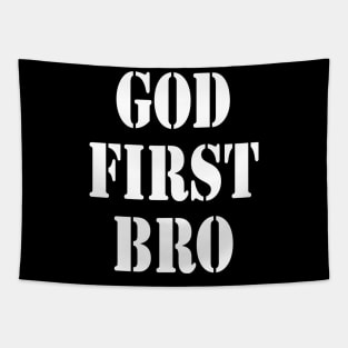 God First Bro Tapestry