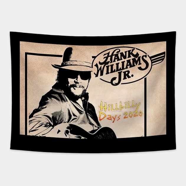 gin1 Hank ger Williams Jr ead tour 2020 Tapestry by gingerbread37