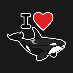 I Love Killer Whales T-Shirt