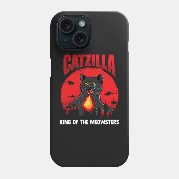 Catzilla Phone Case by ktdhmytv