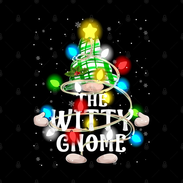 The Witty Gnome Christmas Matching Family Shirt by intelus