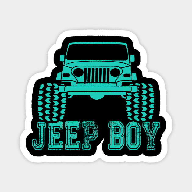 Jeep boy jeep men jeep kid jeep offroad jeep lover jeeps Magnet by Carmenshutter