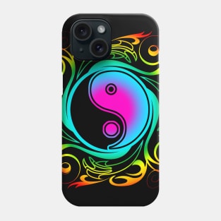 Yin Yang Psychedelic Tattoo Phone Case