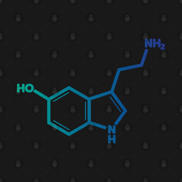 Serotonin - Blue by ScienceCorner