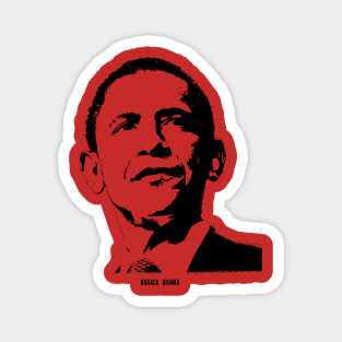 Barack Obama Portrait Pop Art Magnet