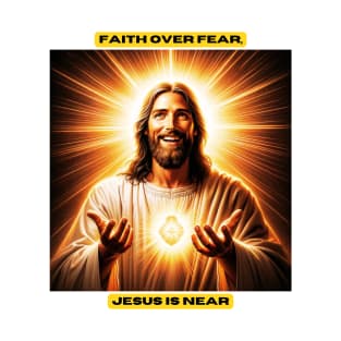 Faith over fear, Jesus is near T-Shirt