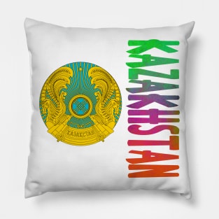 Kazakhstan Coat of Arms Design Pillow